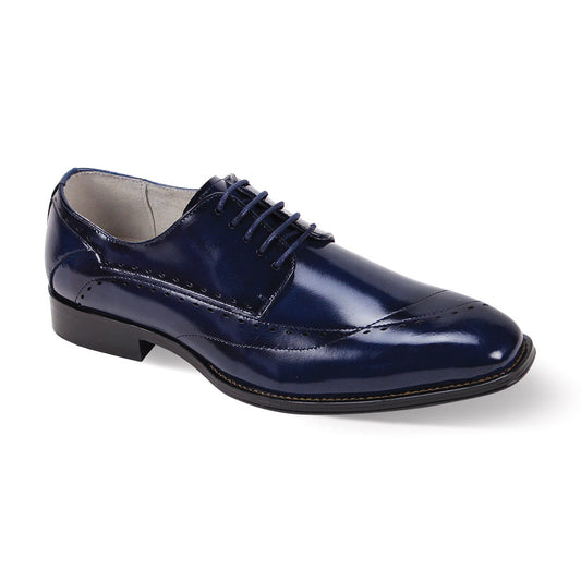 Giovanni Leather Dress Shoes-TRISTON-BLU