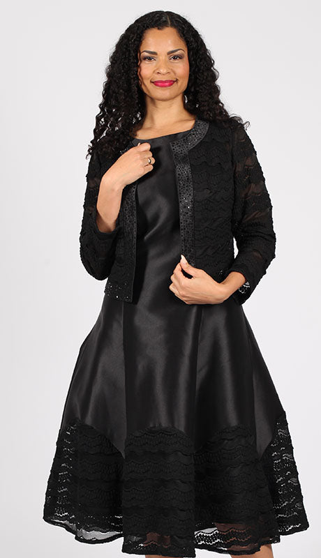 Diana Couture 8686-BLK  Dress