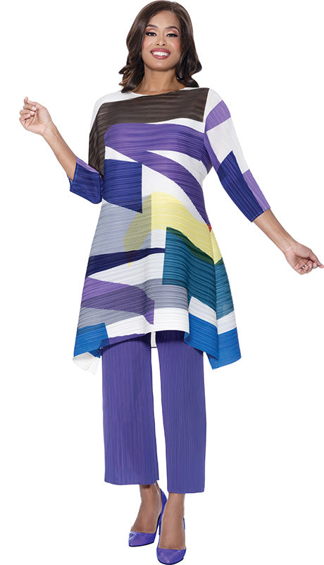 Divine Casuals DC1802-PUR Ladies Outfit