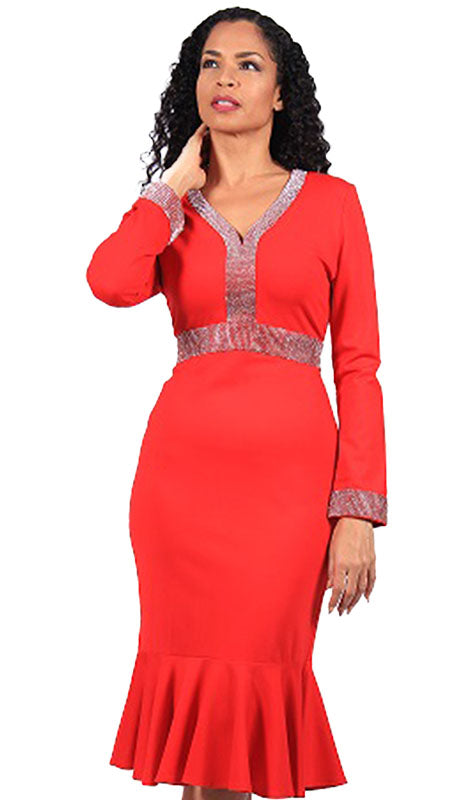 Diana Couture 8652-RED