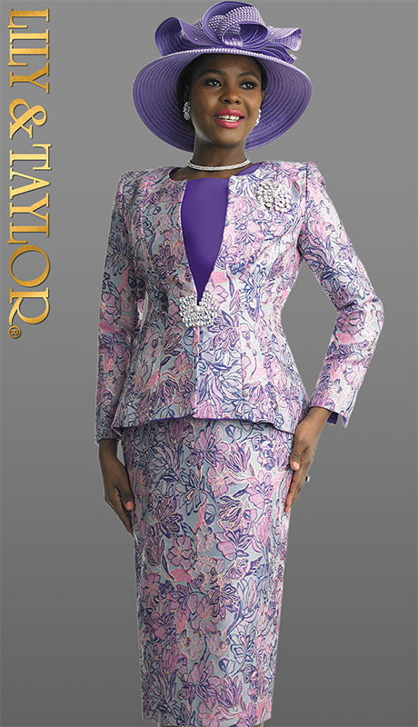 Lily And Taylor 4869-PUR-QO