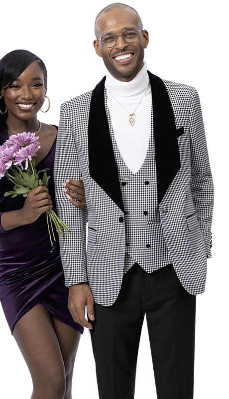 EJ Samuel M2782-BW Mens Suits