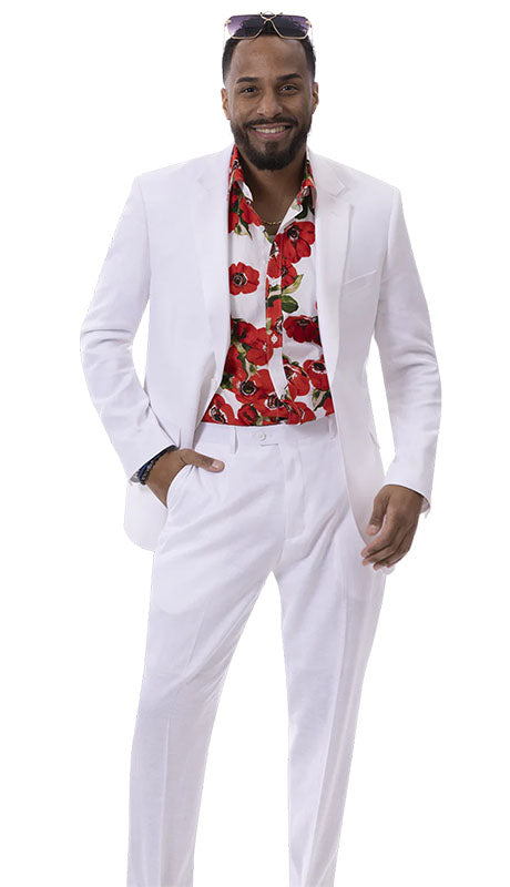 EJ Samuel M2792-WHT Mens Suits