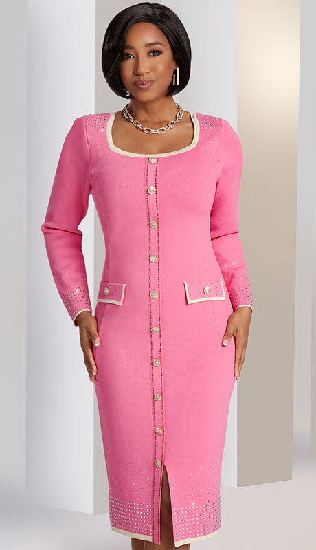 Donna Vinci Knit 13408-IH Womens  Dress