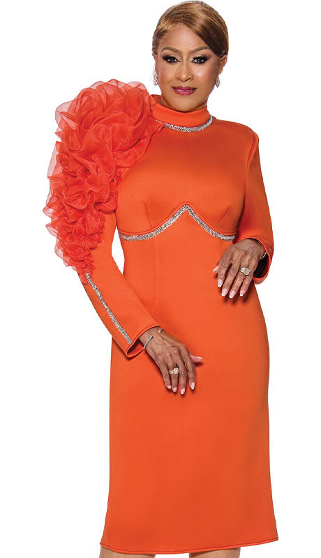 Dorinda Clark Cole 5141-ORG-IH Ladies  Dress