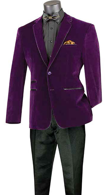 Vinci Mens Sport Coat BS-02-PUR