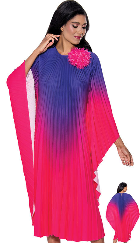 Divine Casuals DC1742-MLT Ladies Dress