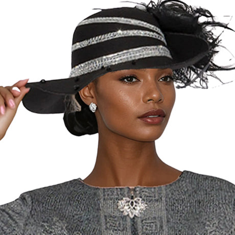 Champagne Italy H5964-BLK-IH  Hat