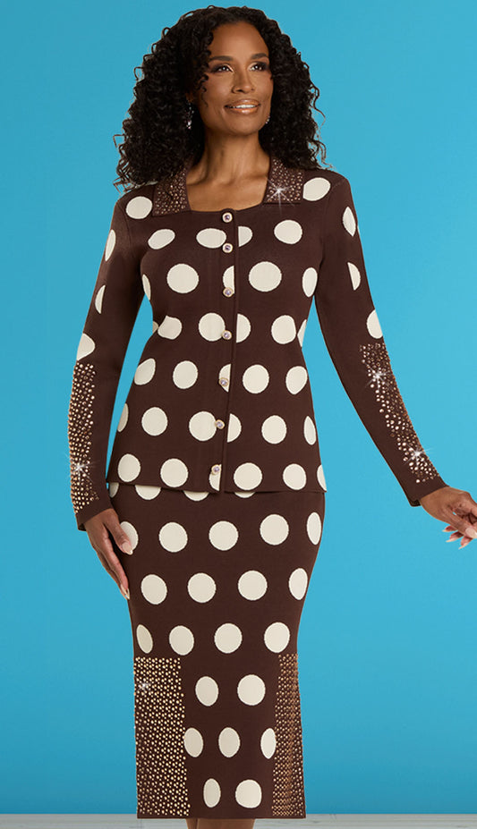 Donna Vinci 13429 Knit Womens  Suit