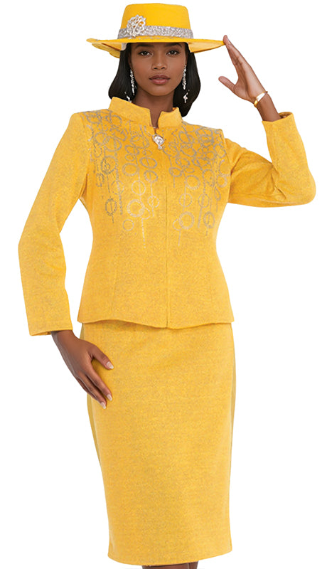 Elite Champagne Knit 5966-IH  Suit