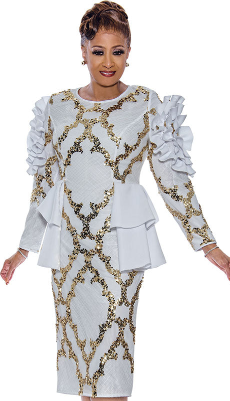 Dorinda Clark Cole 5351-WWG-IH Ladies  Dress