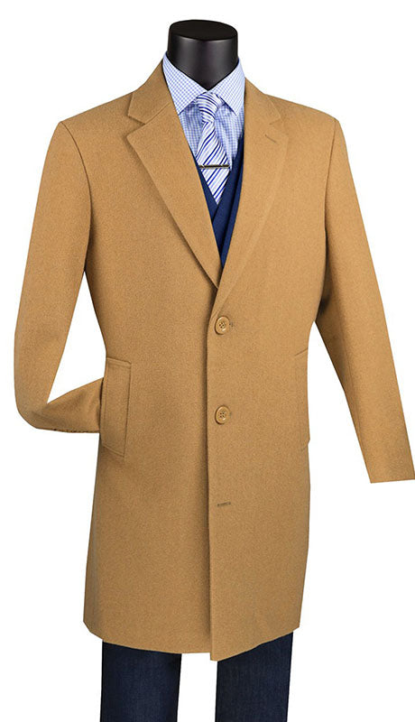 Vinci Mens Top Coat CL38-CAM