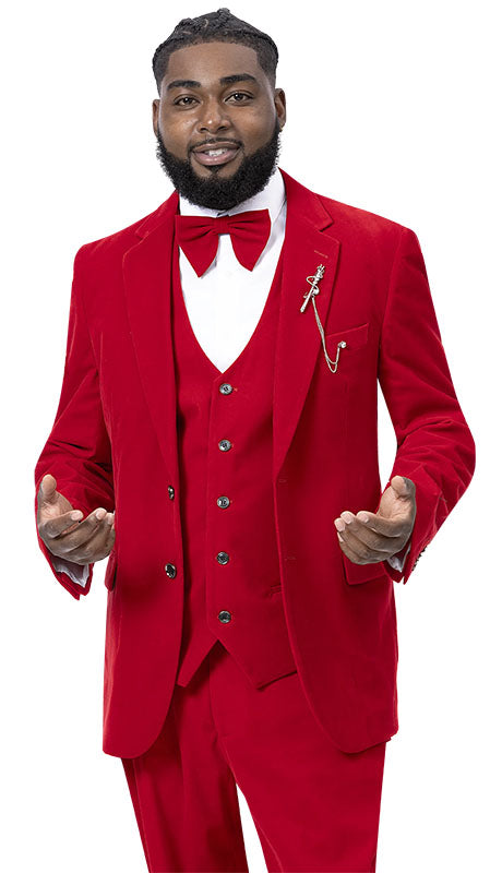 EJ Samuel M2781-RED Mens Suits