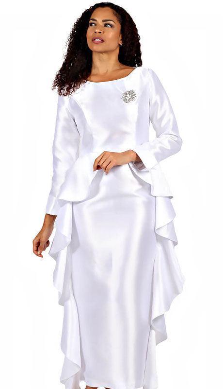 Diana Couture 8778-WHT  Dress
