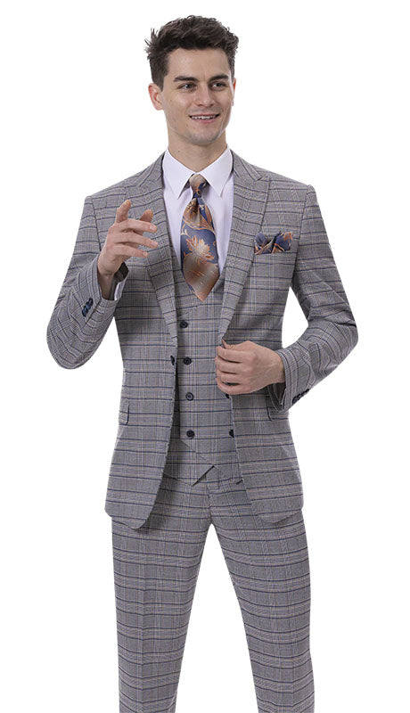 EJ Samuel M2794-GRY Mens  Suit