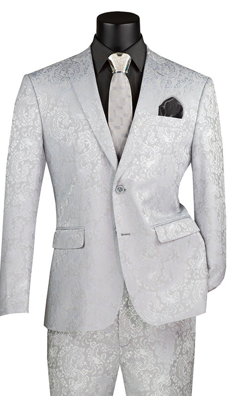 Vinci Mens Suit S2F-1-SLV