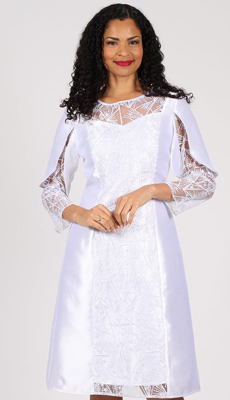 Diana Couture 8696-WHT  Dress