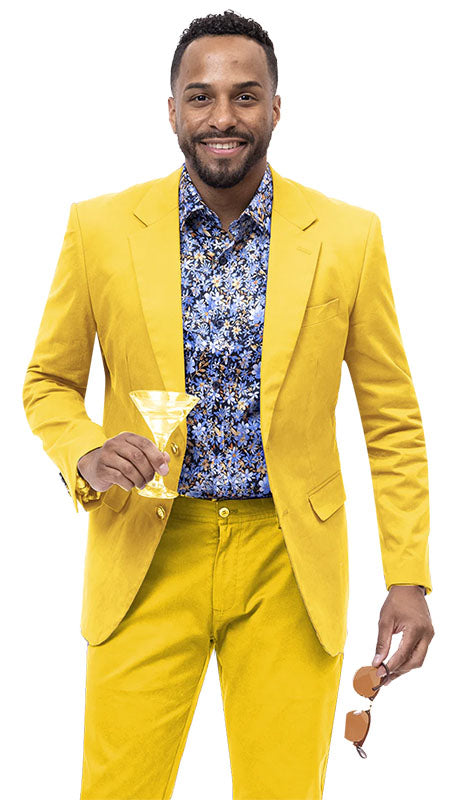 EJ Samuel CHJ01-YEL Chino Blazer