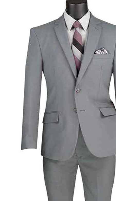 Vinci Mens Suit S-2PP-MGRY