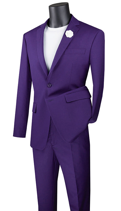 Vinci Mens Suit SC900-12-PUR