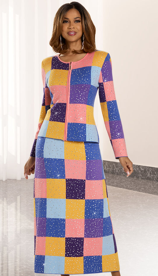 Donna Vinci Knit 13431-IH Womens  Suit