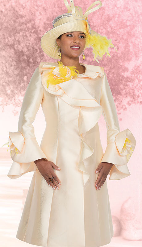 Elite Champagne 5972-YLW Jacket Dress