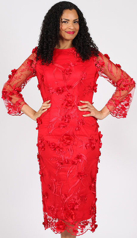 Diana Couture 8746-RED  Dress