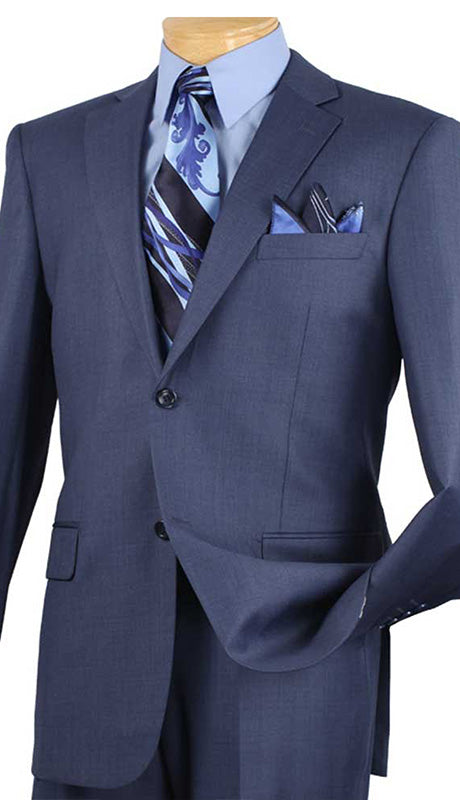 Vinci Mens Suit 2LK-1-BLU