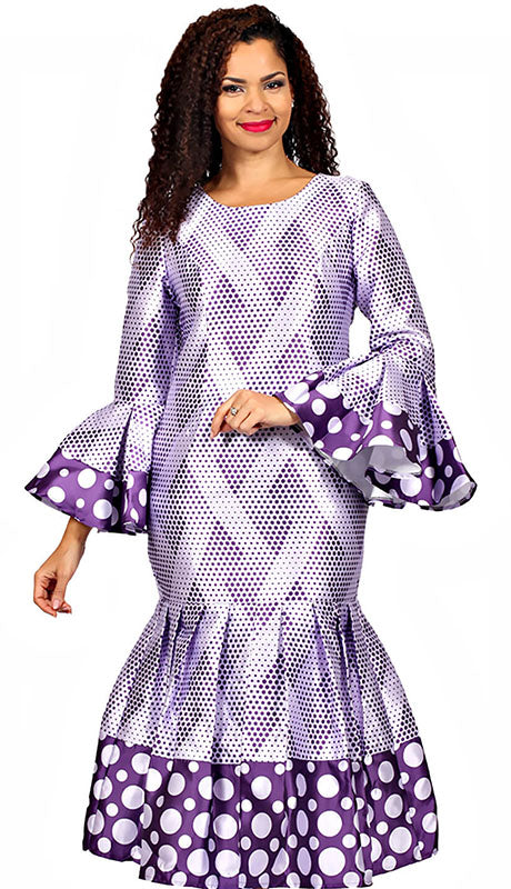 Diana Couture 8878-PUR  Dress