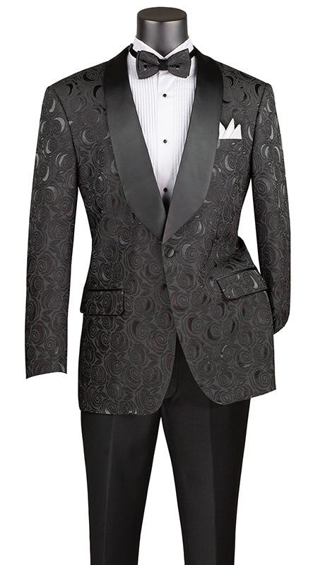 Vinci Mens Suit BF-8-BLK