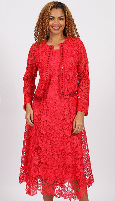 Diana Couture 8190-RED  Dress