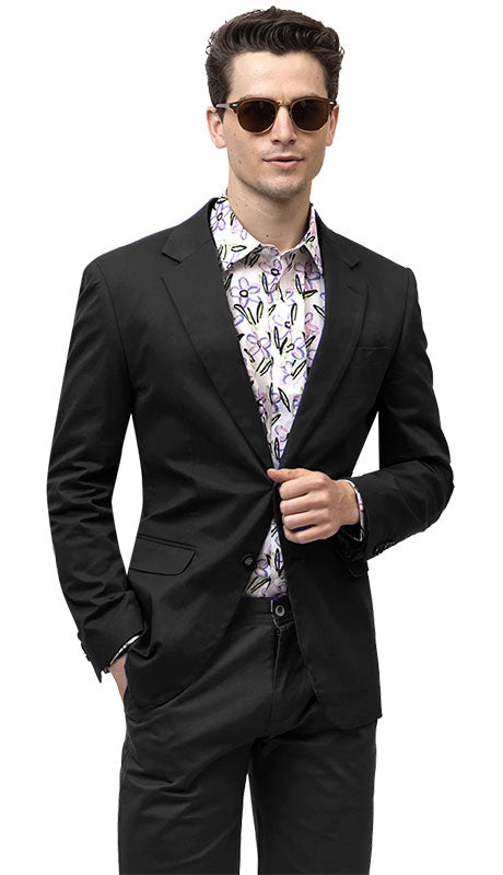 EJ Samuel CHJ01-BLK Chino Blazer