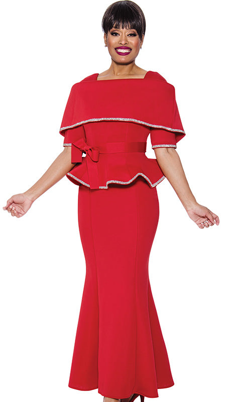 Stellar Looks SL1692-RED-Designer  Suit