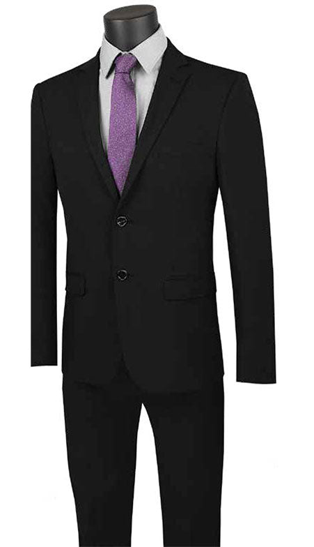Vinci Mens Suit USDX-1-BLK