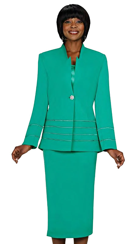 GMI 23108-EM-QS 3pc PeachSkin Womens  Suit