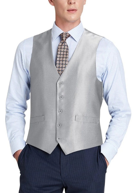 Renoir Mens Vest 207-2-GRY