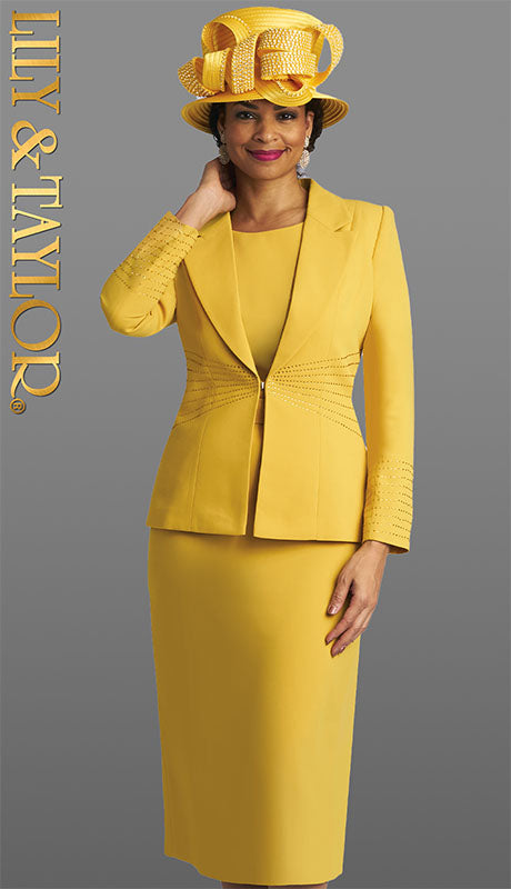 Lily And Taylor 4744-HNY-QS Ladies  Suit