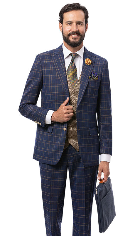 EJ Samuel M2815-QO Mens Suit