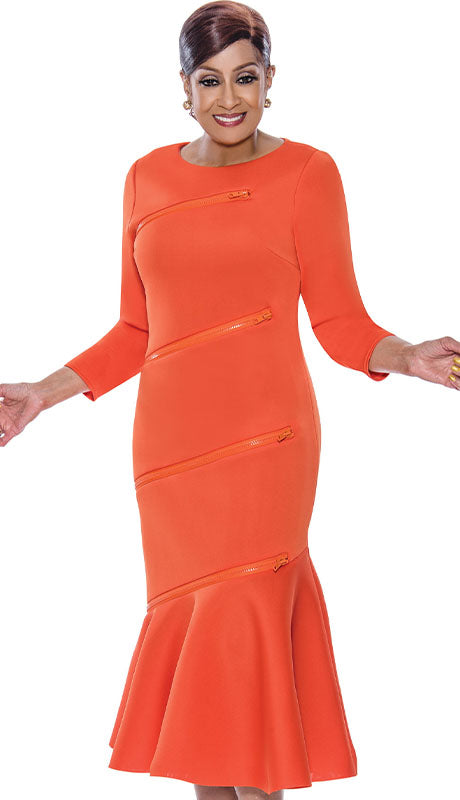 Dress 4971-IH-ORG Dorinda Clark Cole