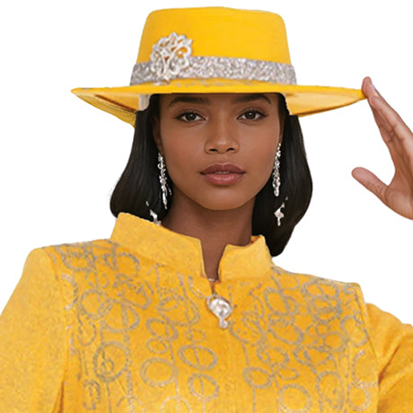 Champagne Italy H5966-GLD-IH  Hat