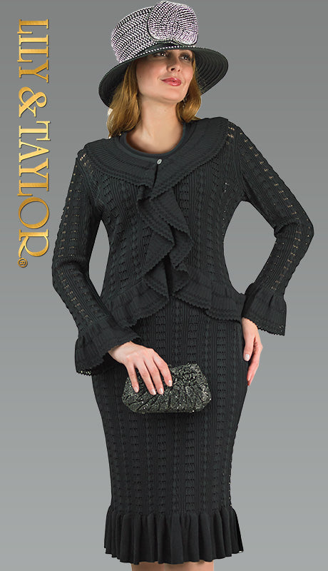 Lily And Taylor 824-BLK-QS