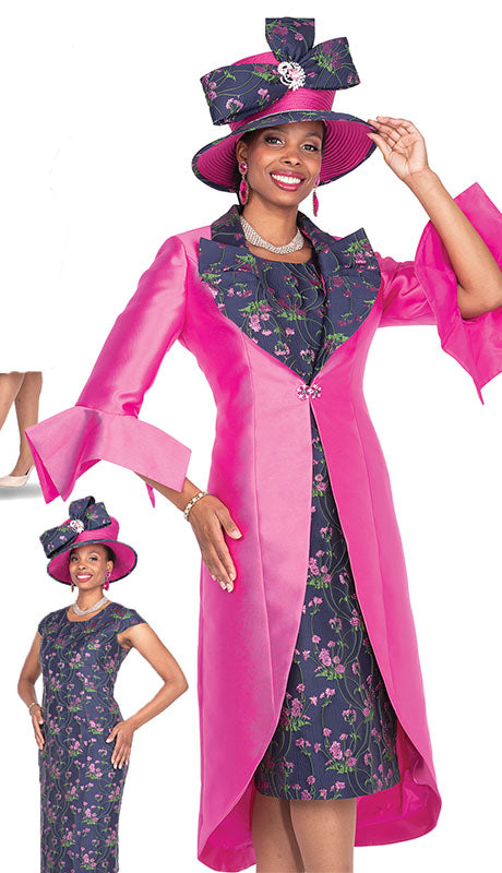 Aussie Austine 5932-FU  Jacket Dress for Ladies