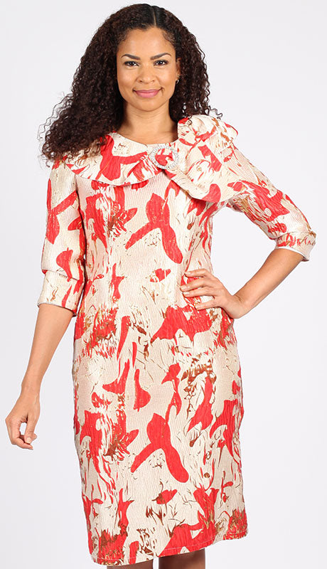Diana Couture 8747-RED  Dress