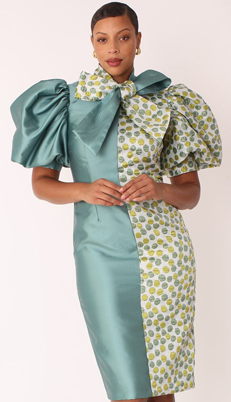 Chancele 9739-OLIVE  Dress