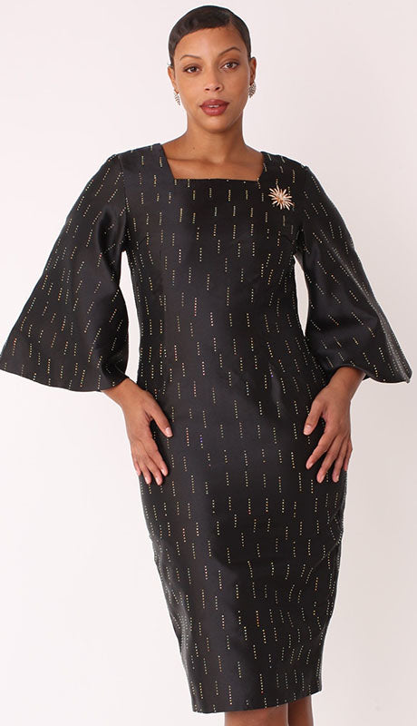 Chancele 9741-BLK  Dress