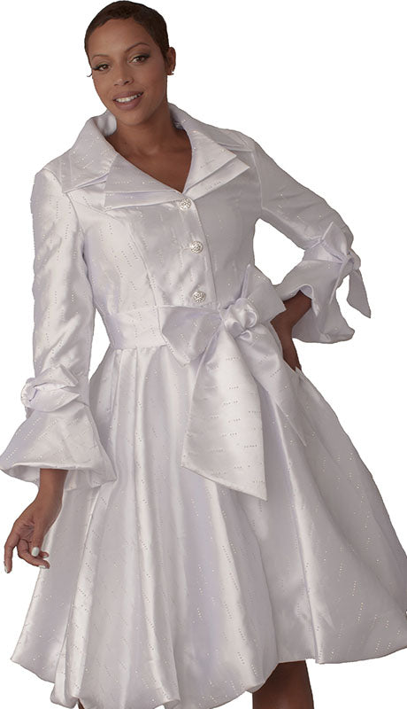Chancele 9723-WHT  Dress