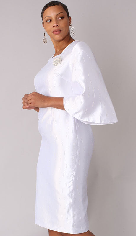 Chancele 9741-WHT  Dress