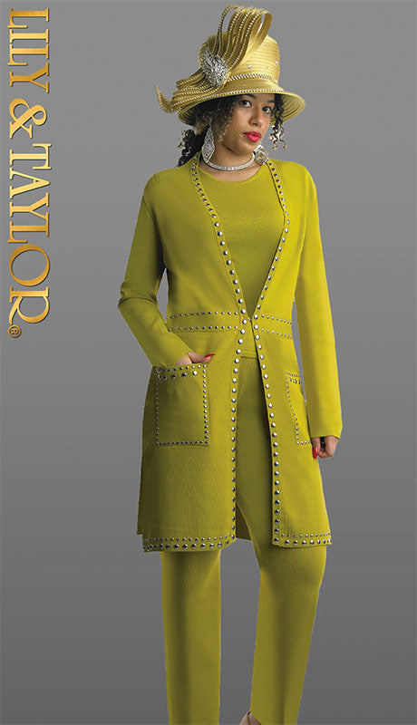 Lily And Taylor Knit 783-KIWI-QS
