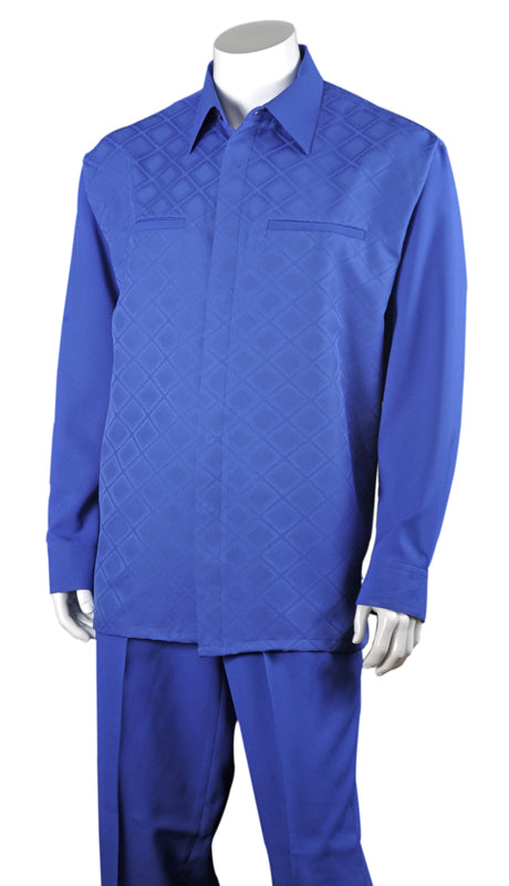 Mens Walking Suit 2762-BLU