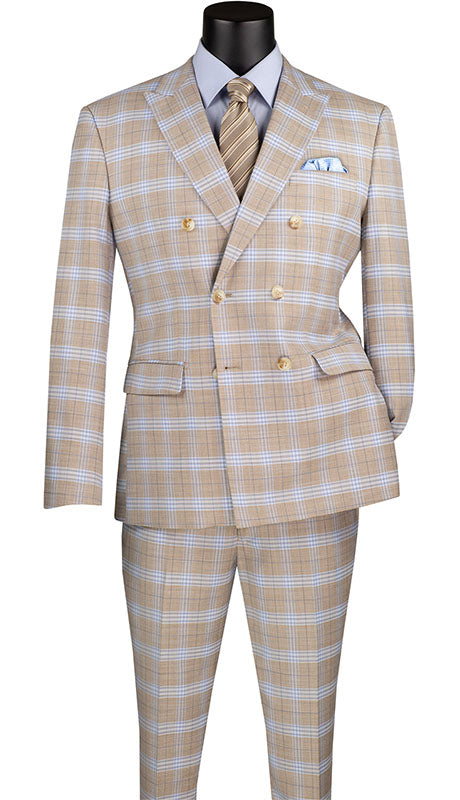 Vinci Mens Suit SDW-2-TAN